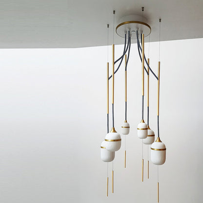 Chandelier Fleur de Kaolin