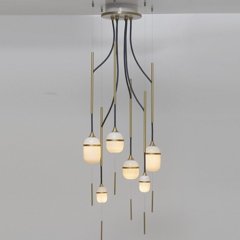 Chandelier Fleur de Kaolin