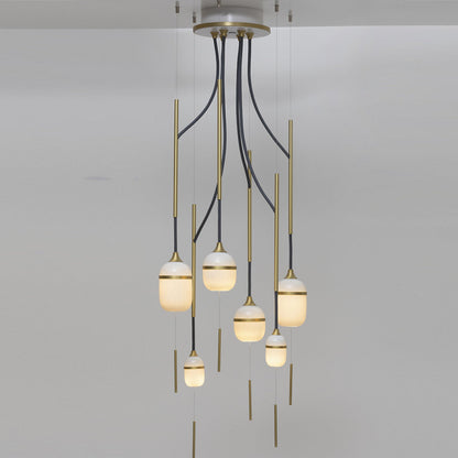 Chandelier Fleur de Kaolin