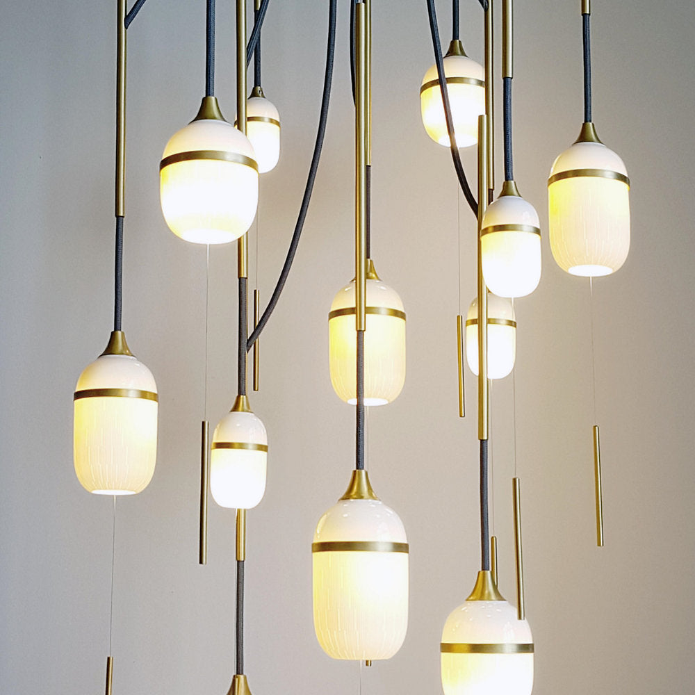 Chandelier Fleur de Kaolin
