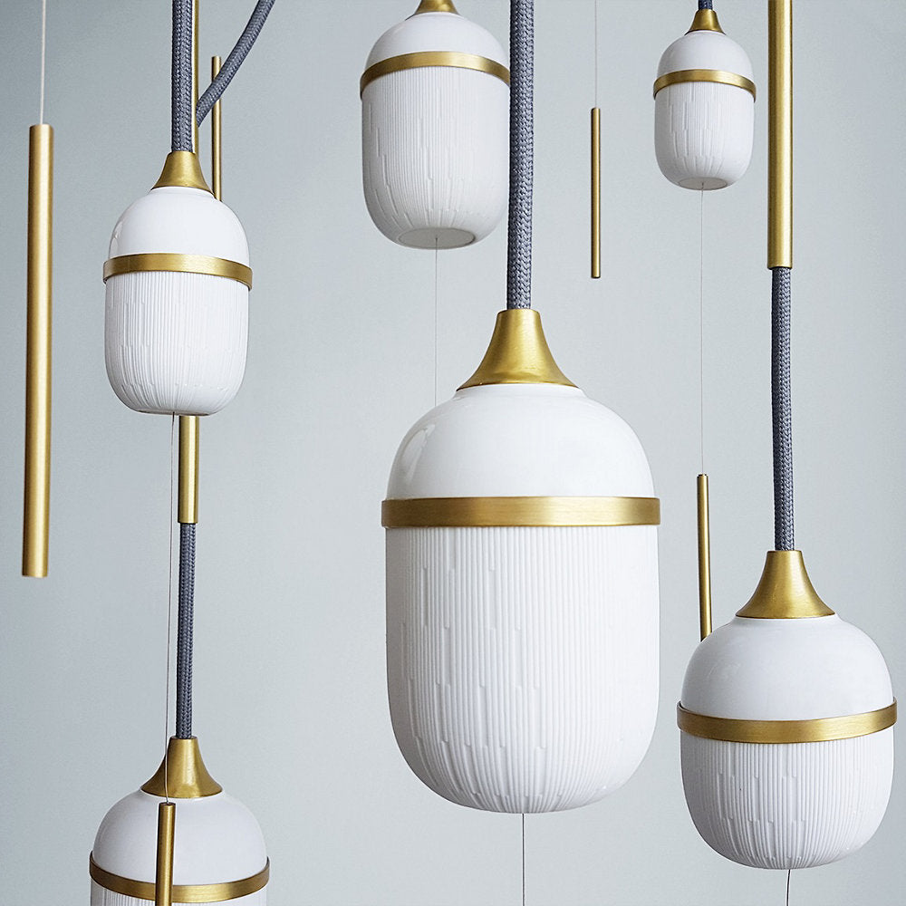 Chandelier Fleur de Kaolin