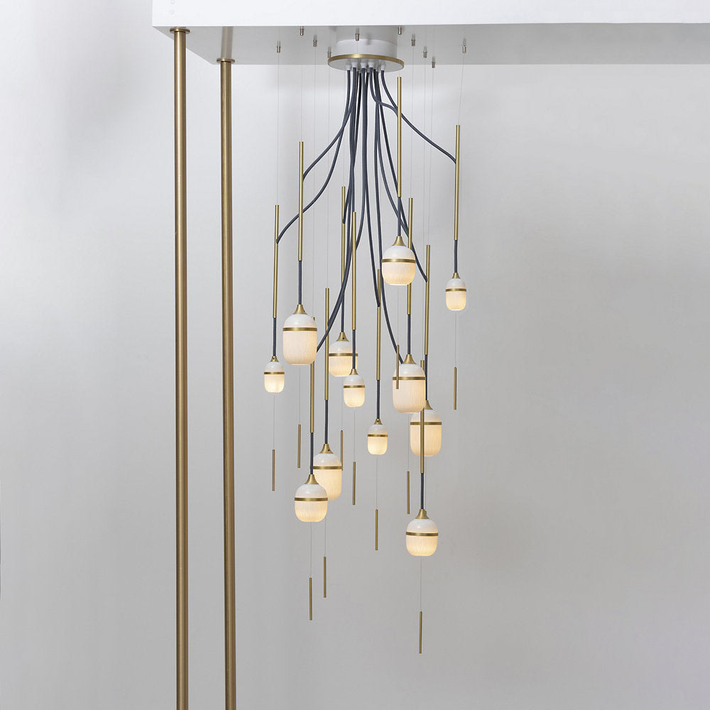 Chandelier Fleur de Kaolin