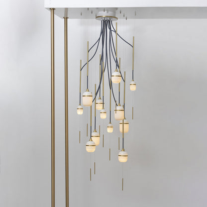 Chandelier Fleur de Kaolin