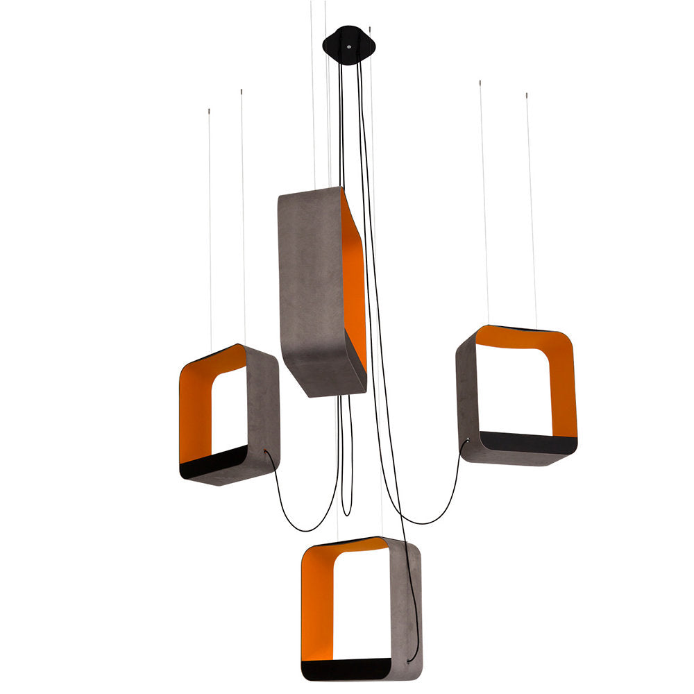 Grand Carre Eau de Lumiere LED Chandelier