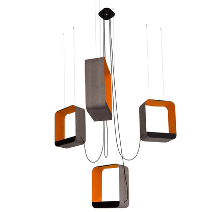 Grand Carre Eau de Lumiere LED Chandelier