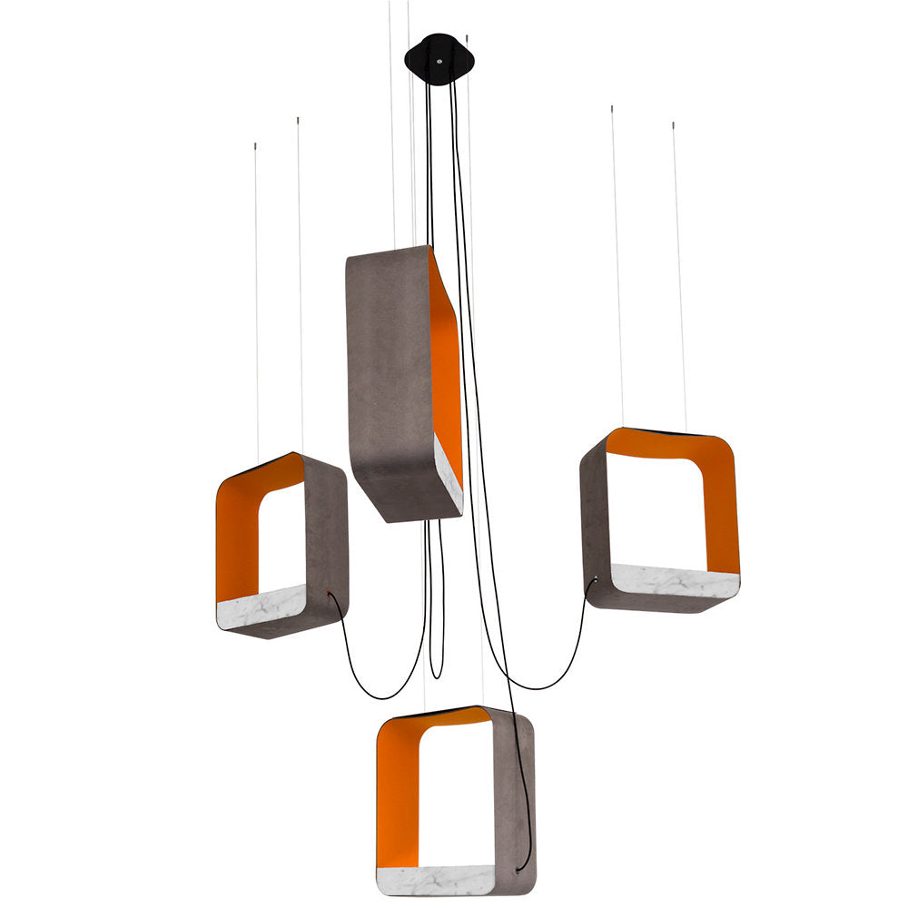 Grand Carre Eau de Lumiere LED Chandelier