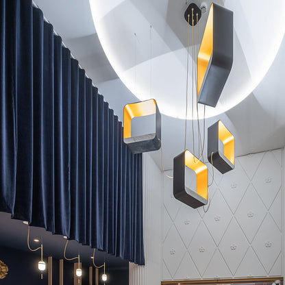 Grand Carre Eau de Lumiere LED Chandelier