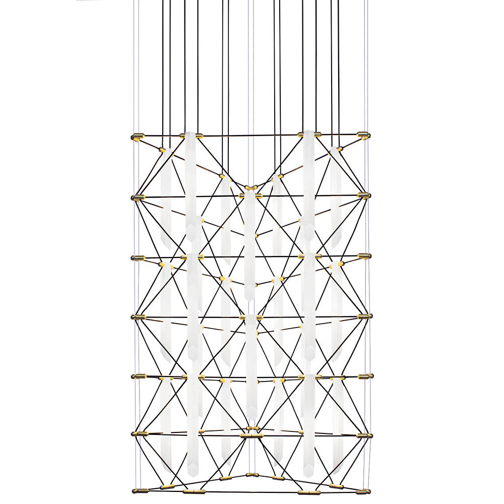 Mozaik Trio 2x3 Chandelier