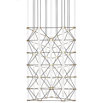 Mozaik Trio 2x3 Chandelier