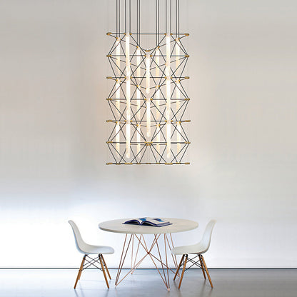 Mozaik Trio 2x3 Chandelier