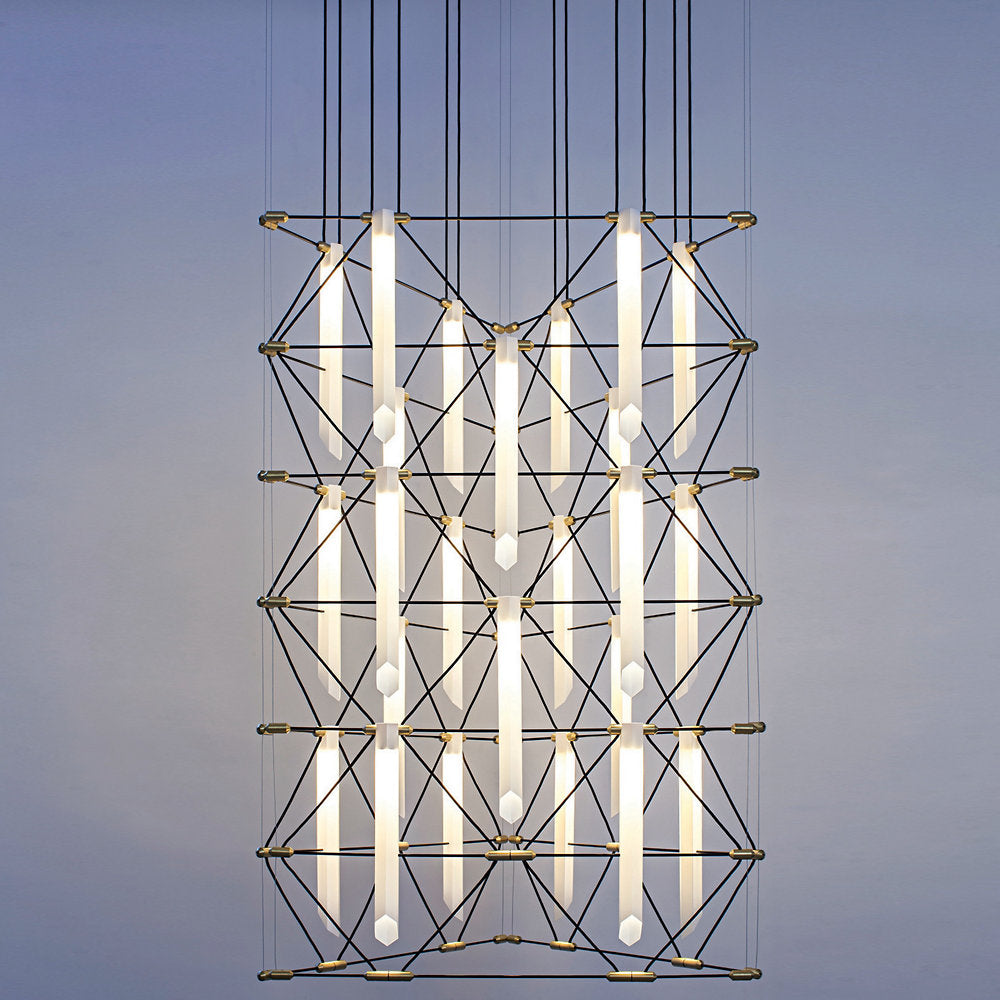 Mozaik Trio 2x3 Chandelier