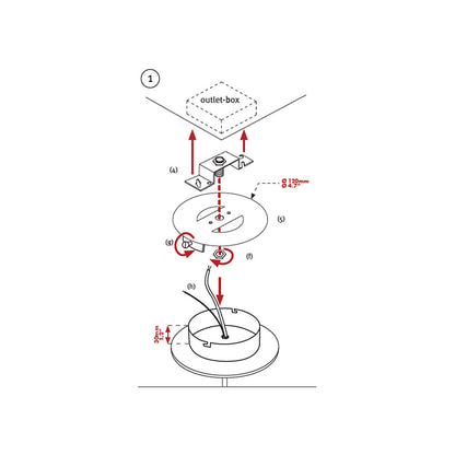 Mozaik Trio 2x3 Chandelier