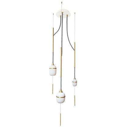Fleur de Kaolin Multi-Light Pendant