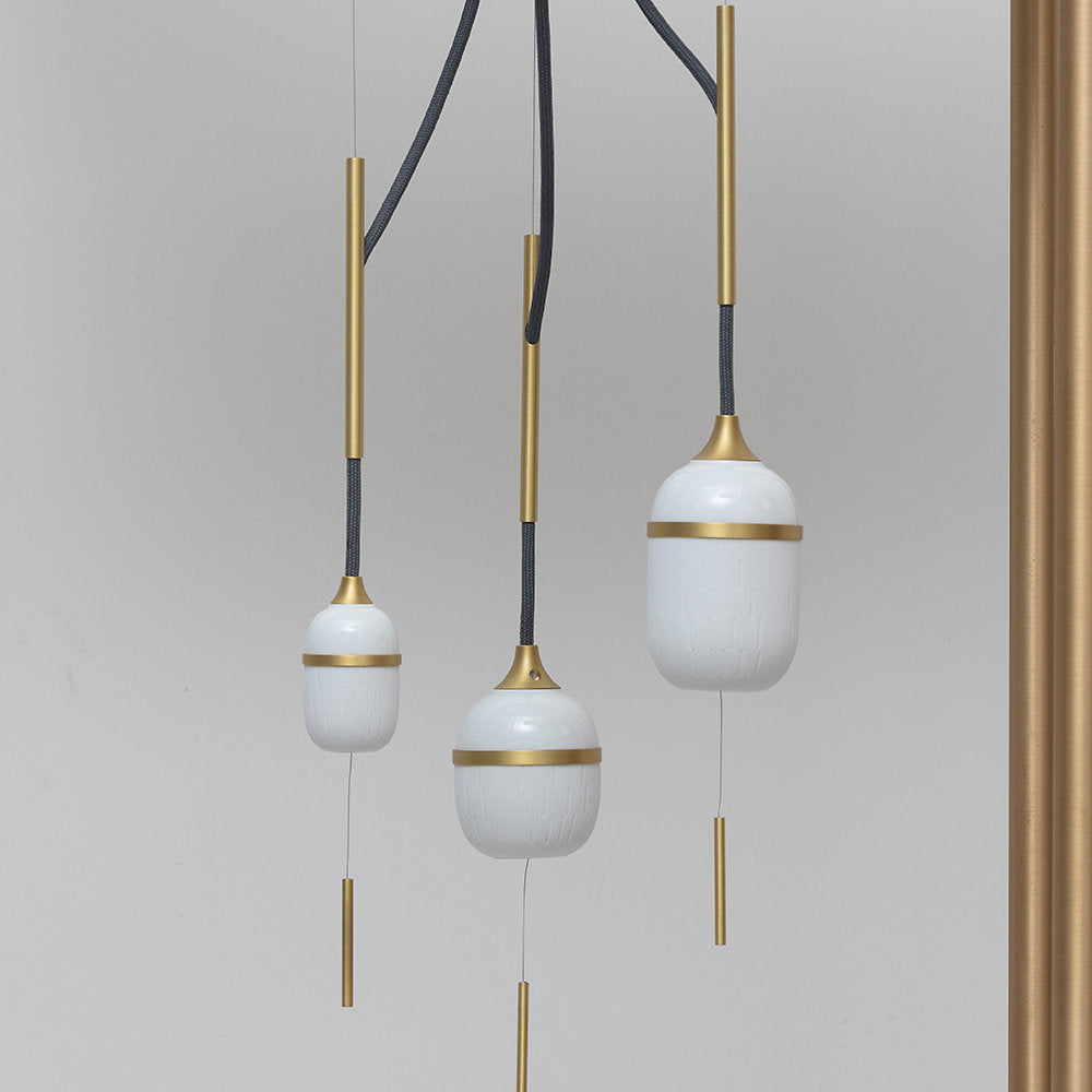 Fleur de Kaolin Multi-Light Pendant