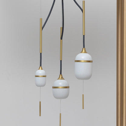 Fleur de Kaolin Multi-Light Pendant