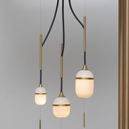 Fleur de Kaolin Multi-Light Pendant