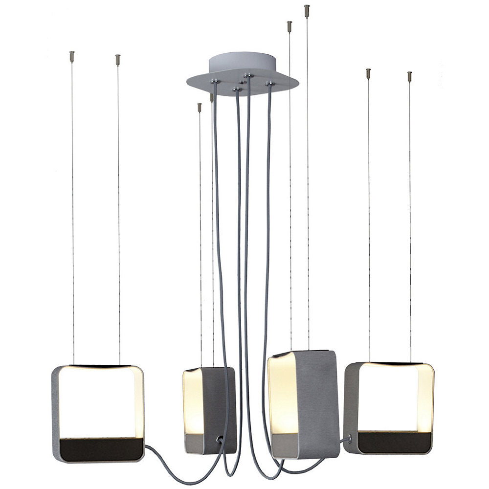 Eau De Lumiere Square LED Chandelier