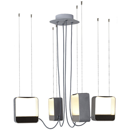 Eau De Lumiere Square LED Chandelier