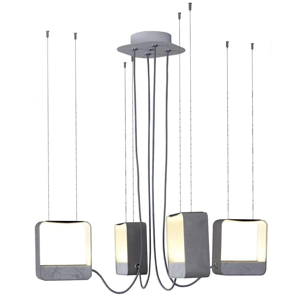 Eau De Lumiere Square LED Chandelier