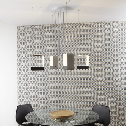 Eau De Lumiere Square LED Chandelier