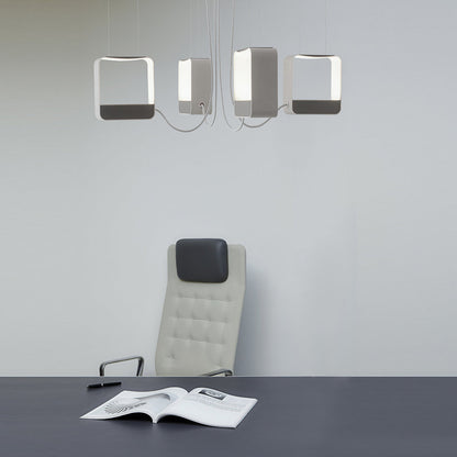 Eau De Lumiere Square LED Chandelier