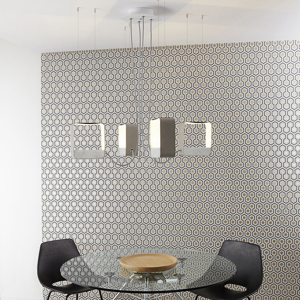 Eau De Lumiere Square LED Chandelier