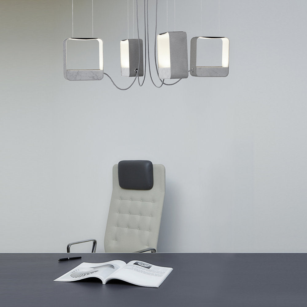 Eau De Lumiere Square LED Chandelier