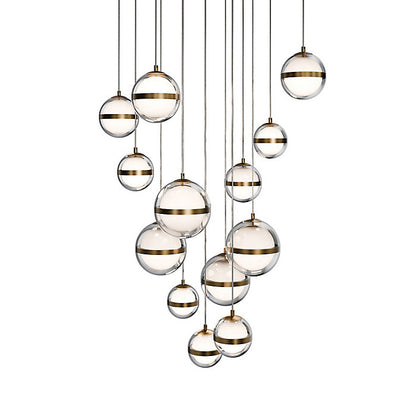 Cyllindra LED Square Multi Light Pendant