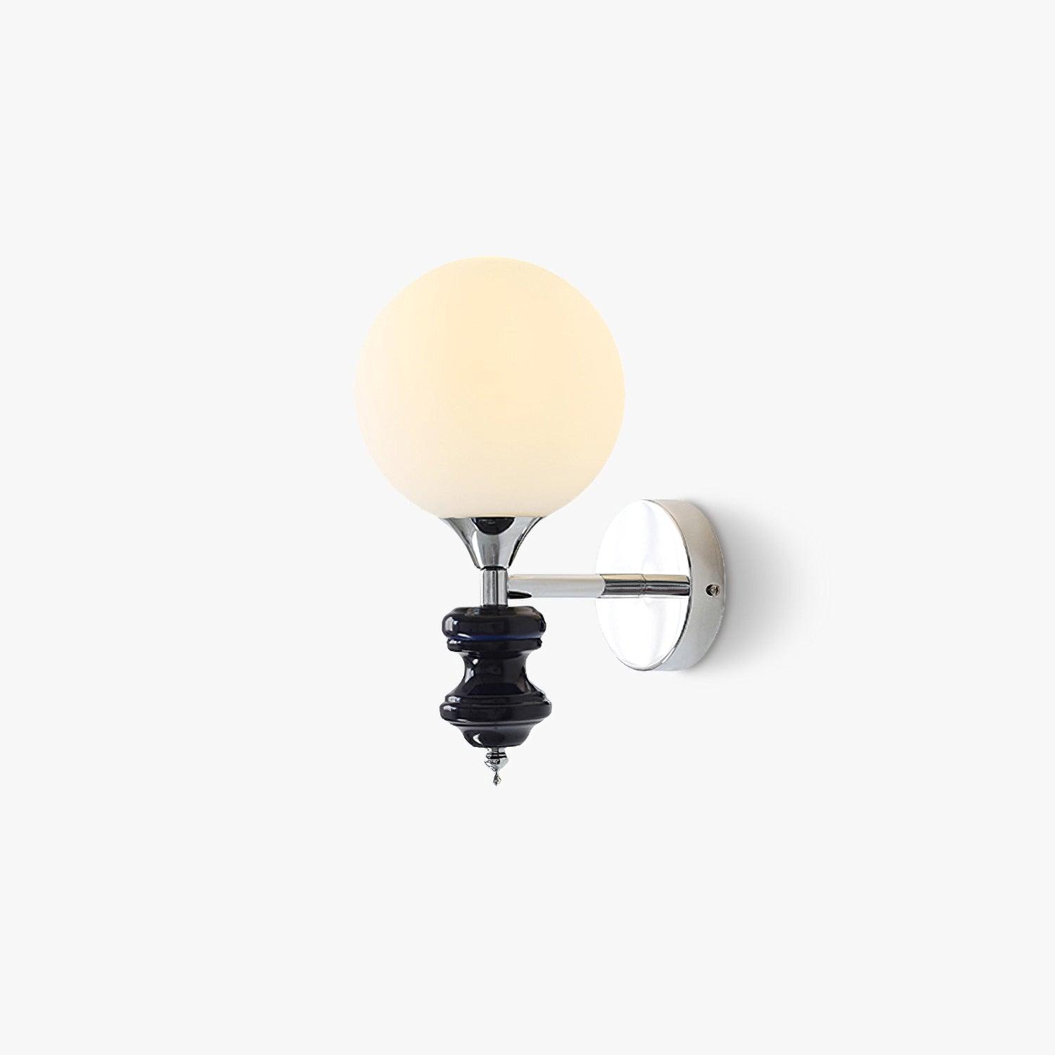 Dalt Wall Light W 7.9″ x H 11.4″ / W 20cm x H 29cm / Chrome & Blue Wall lamp