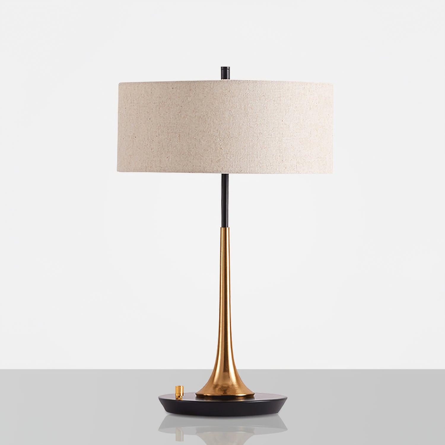 Dana Table Lamp Dia 14.1″ x H 21.6″/ Dia 36cm x H 55cm / Black & Gold / US plug Table lamp