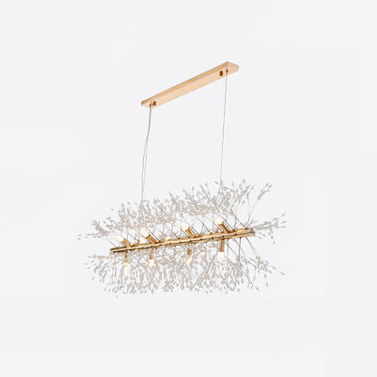 Dandelion Chandelier 12heads L 36.2″ x H 15.7″ / L 92cm x H 40cm / Gold Chandelier