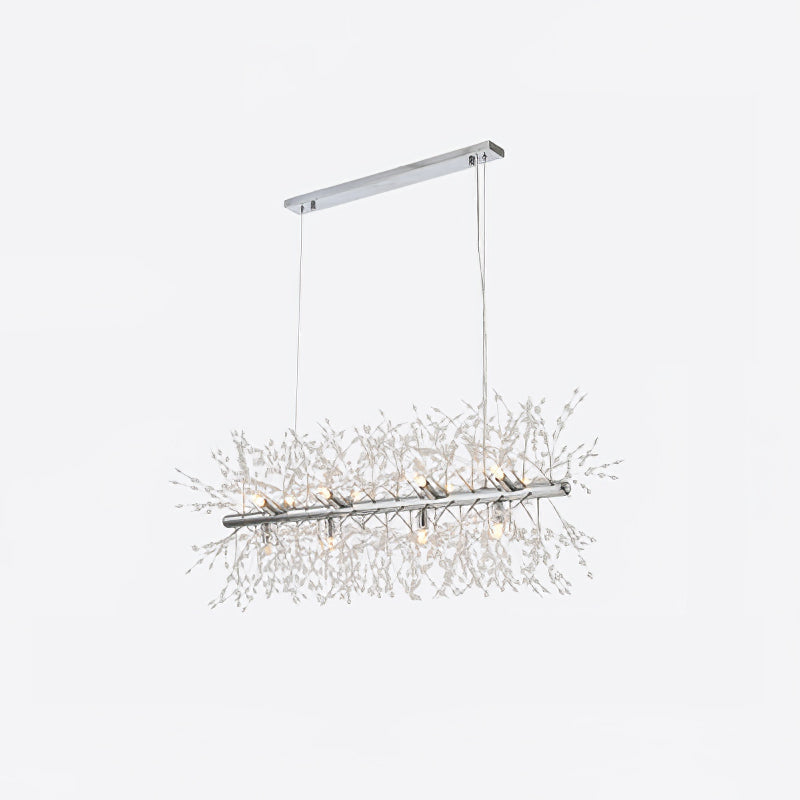 Dandelion Chandelier 12heads L 36.2″ x H 15.7″ / L 92cm x H 40cm / Chrome Chandelier