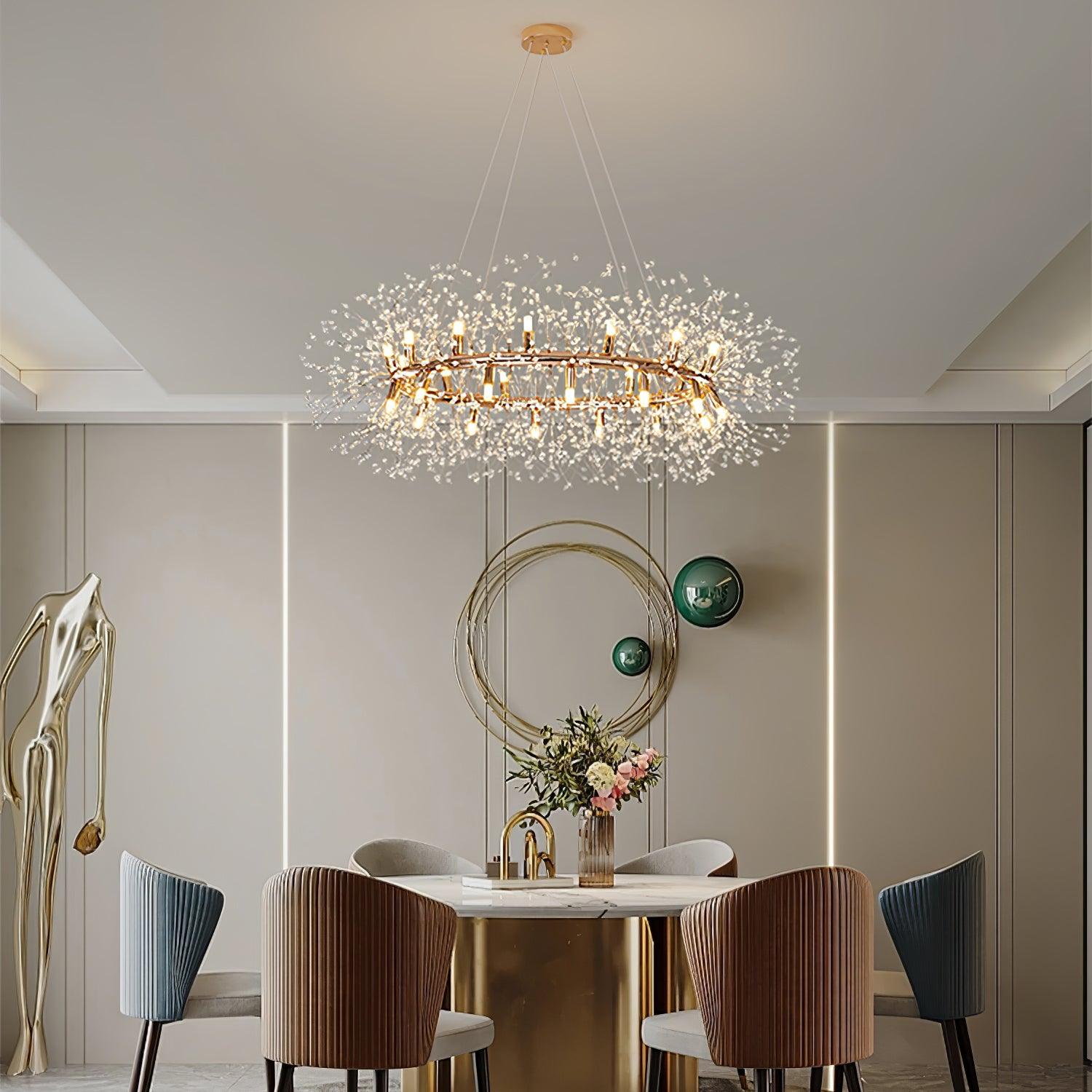 Dandelion Round Chandelier Chandelier