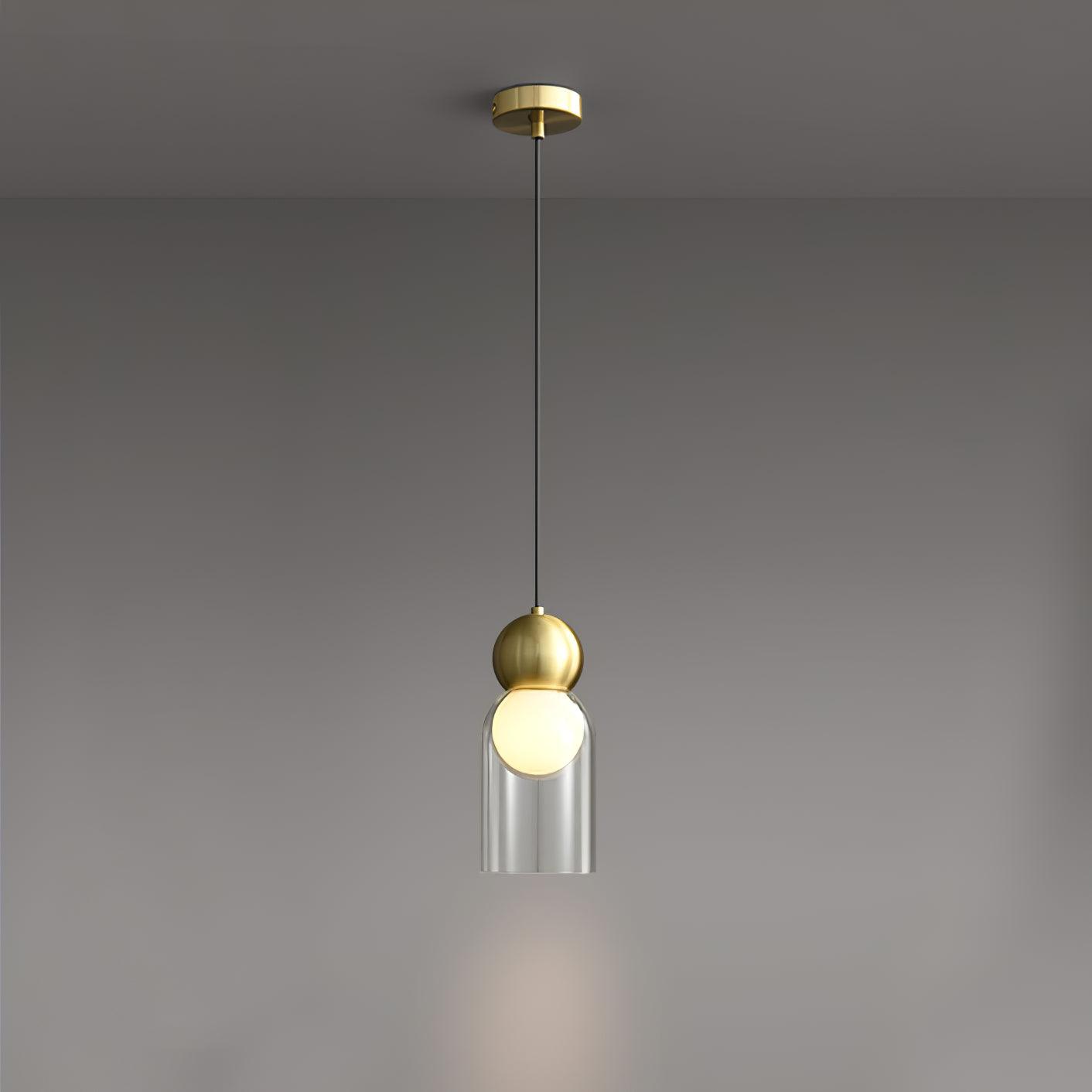 Dani Brass Pendant Lamp Dia 3.9″ x H 9.1″ / Dia 10cm x H 23cm / Brass Pendant light