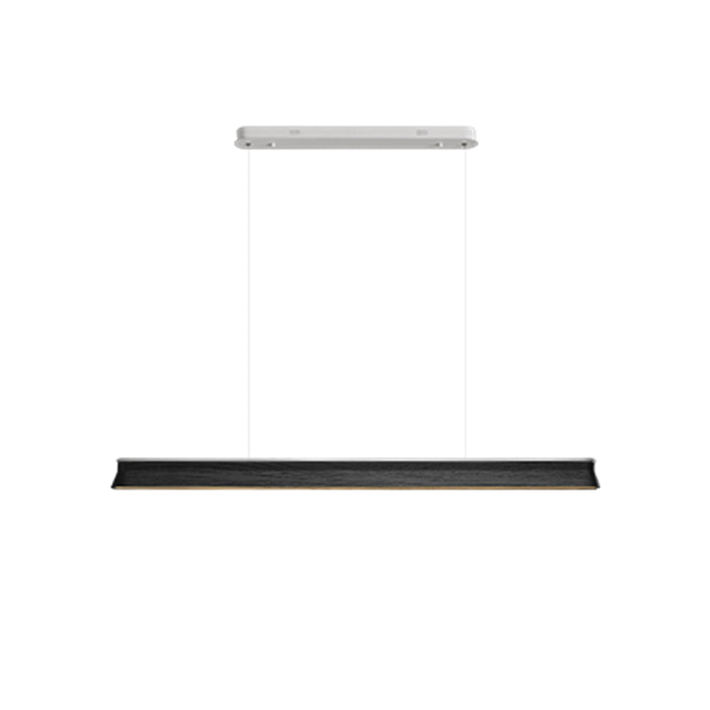 Danqiu Chandelier L 55.1’’ x H 2.6’’ / Black / Warm Light Chandelier