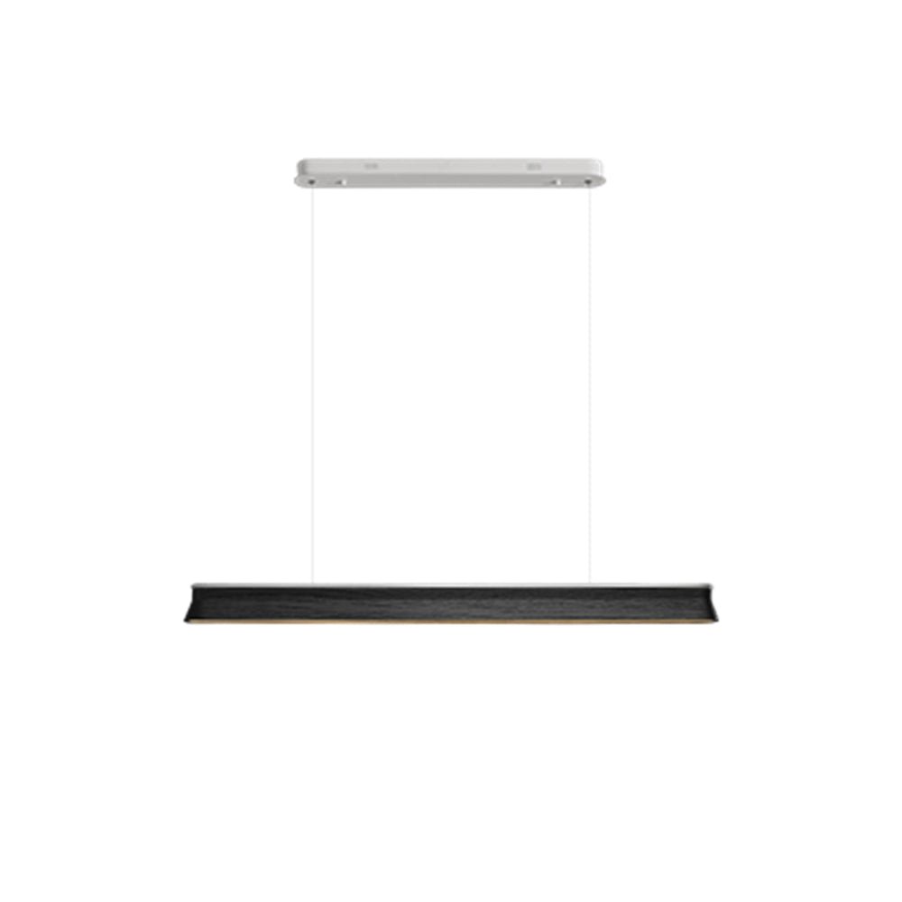 Danqiu Chandelier L 47.2’’ x H 2.6’’ / Black / Warm Light Chandelier