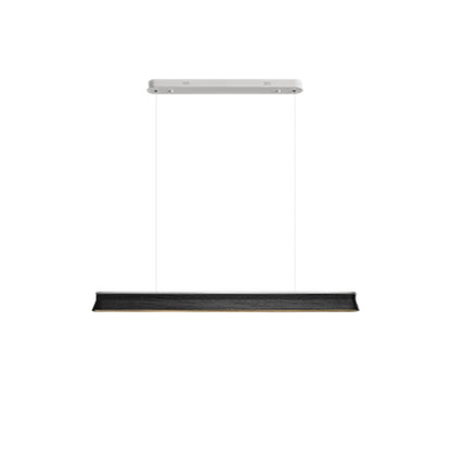 Danqiu Chandelier L 47.2’’ x H 2.6’’ / Black / Warm Light Chandelier