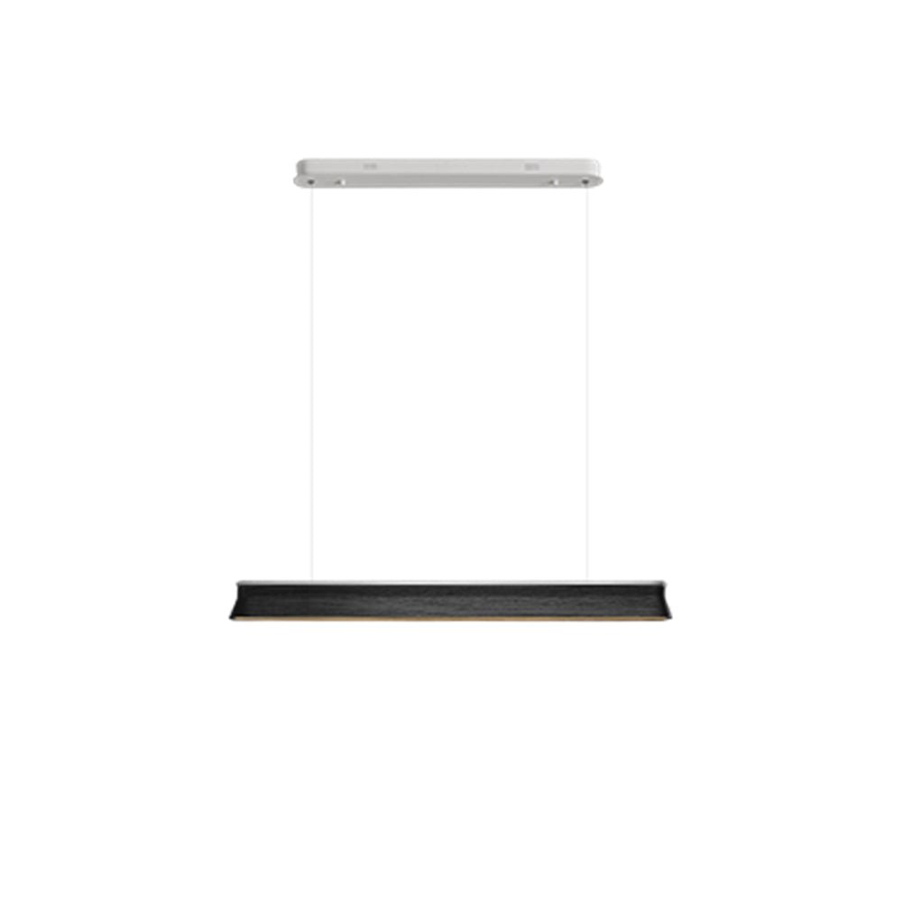 Danqiu Chandelier L 39.4’’ x H 2.6’’ / Black / Warm Light Chandelier