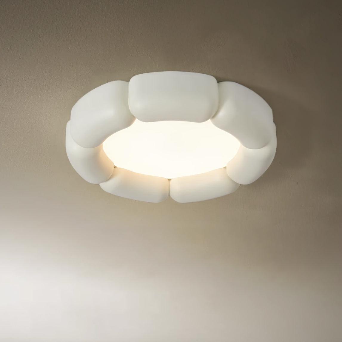Deco Ceiling Lamp Dia 21.6″ x H 3.9″ / Dia 55cm x H 10cm / White / Warm White Ceiling lamp