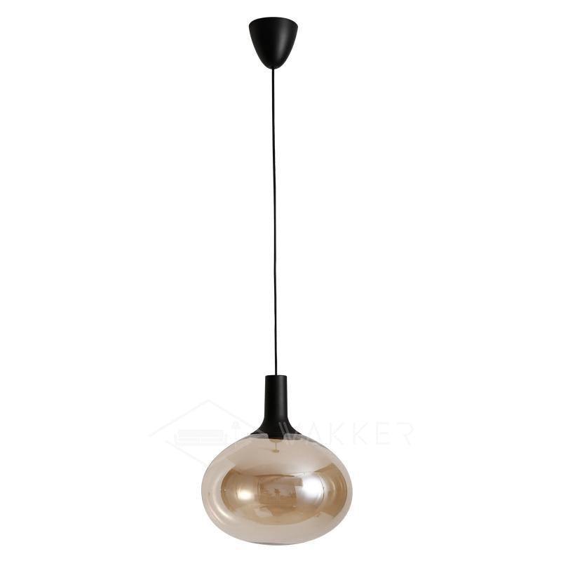 Dee Glass Pendant Lamp Dia 13.8″ x H 15.4″ / Dia 35cm x H 39cm / Amber / Warm White Pendant light