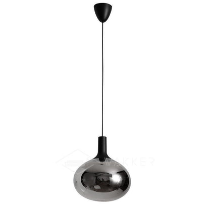 Dee Glass Pendant Lamp ? 13.8″ x H 15.4″ / Dia 35cm x H 39cm / Smoky gray / Warm White Pendant light