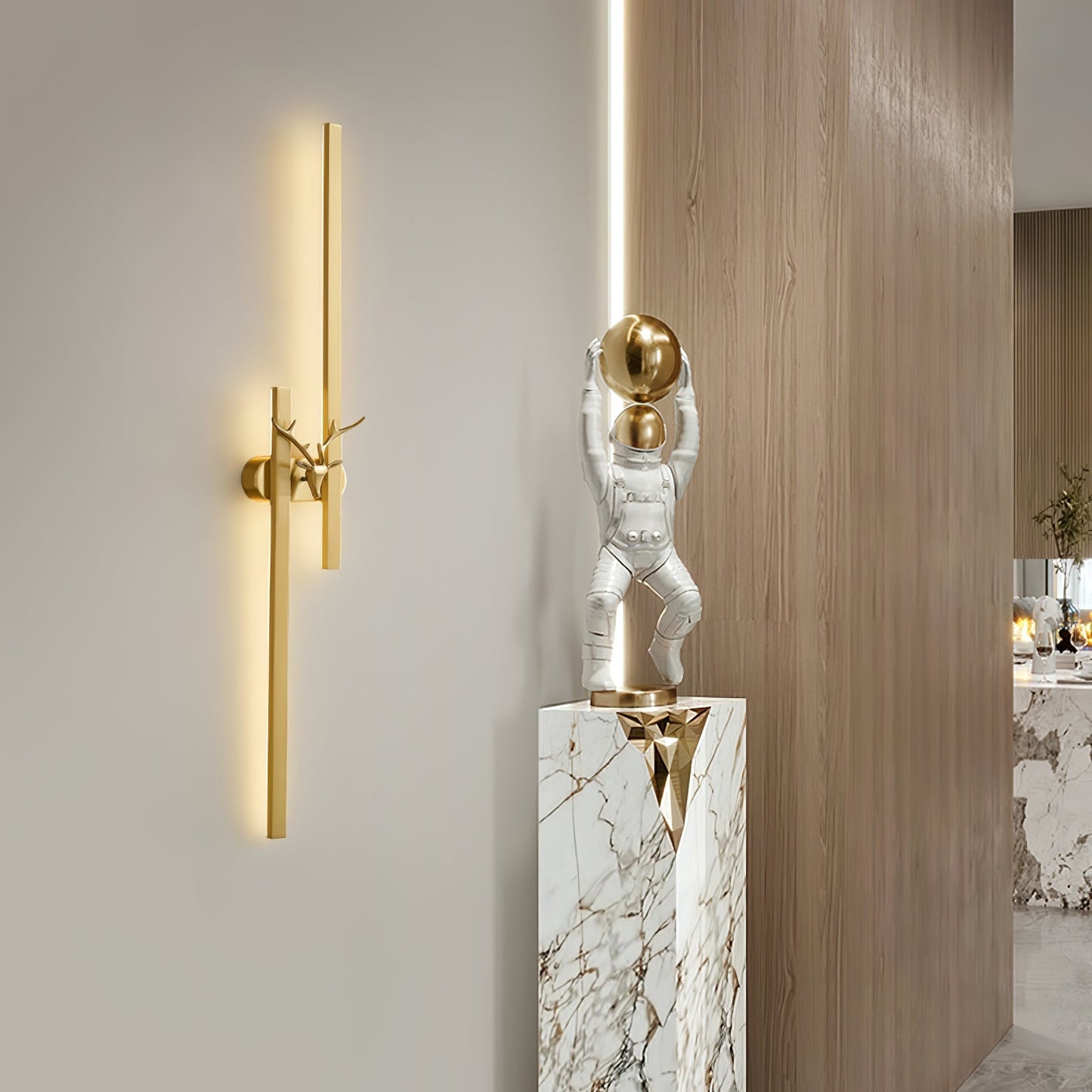 Deer Brass Wall Lamp Wall lamp