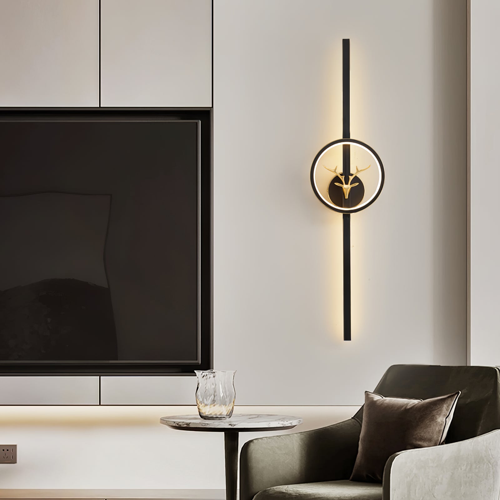 Deer Brass Wall Lamp Wall lamp