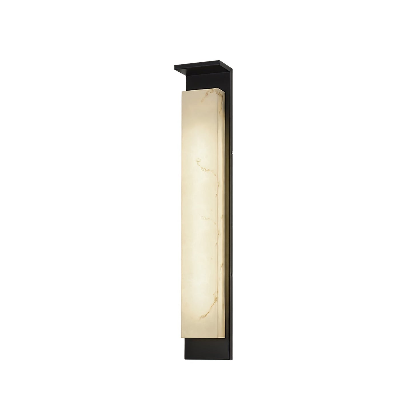 Delaney Outdoor Wall Light Model B L 6.3″ x W 4.7″ x H 39.4″ / Black & White / Warm Light Wall lamp