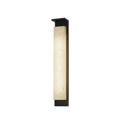 Delaney Outdoor Wall Light Model B L 6.3″ x W 4.7″ x H 39.4″ / Black & White / Warm Light Wall lamp