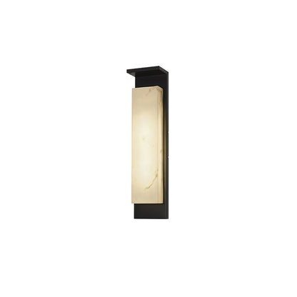 Delaney Outdoor Wall Light Model B L 6.3″ x W 4.7″ x H 23.6″ / Black & White / Warm Light Wall lamp