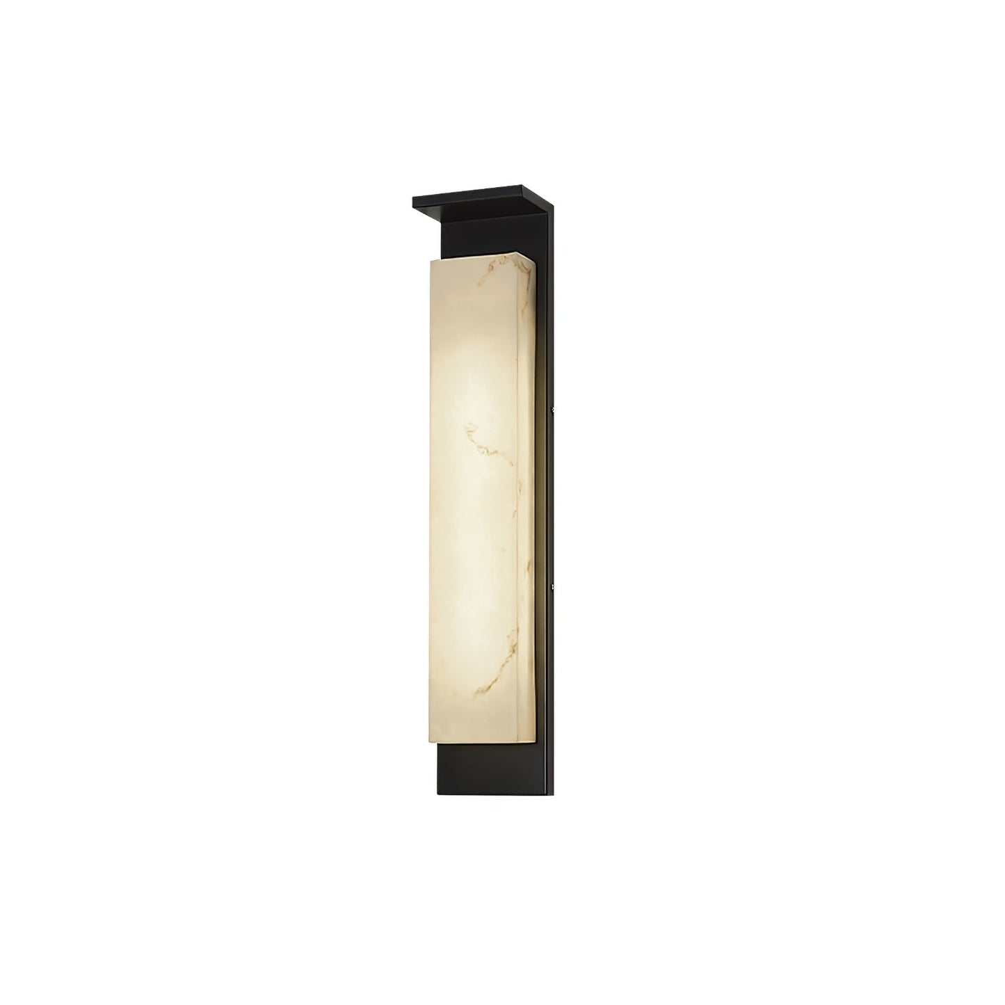 Delaney Outdoor Wall Light Model B L 6.3″ x W 4.7″ x H 31.5″ / Black & White / Warm Light Wall lamp