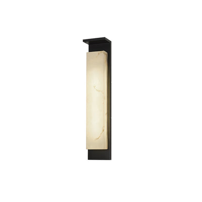 Delaney Outdoor Wall Light Model B L 6.3″ x W 4.7″ x H 31.5″ / Black & White / Warm Light Wall lamp