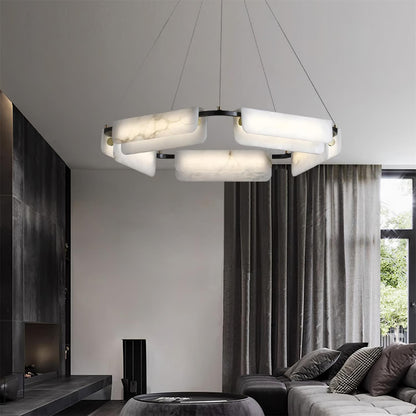 Delia Alabaster Chandelier Chandelier