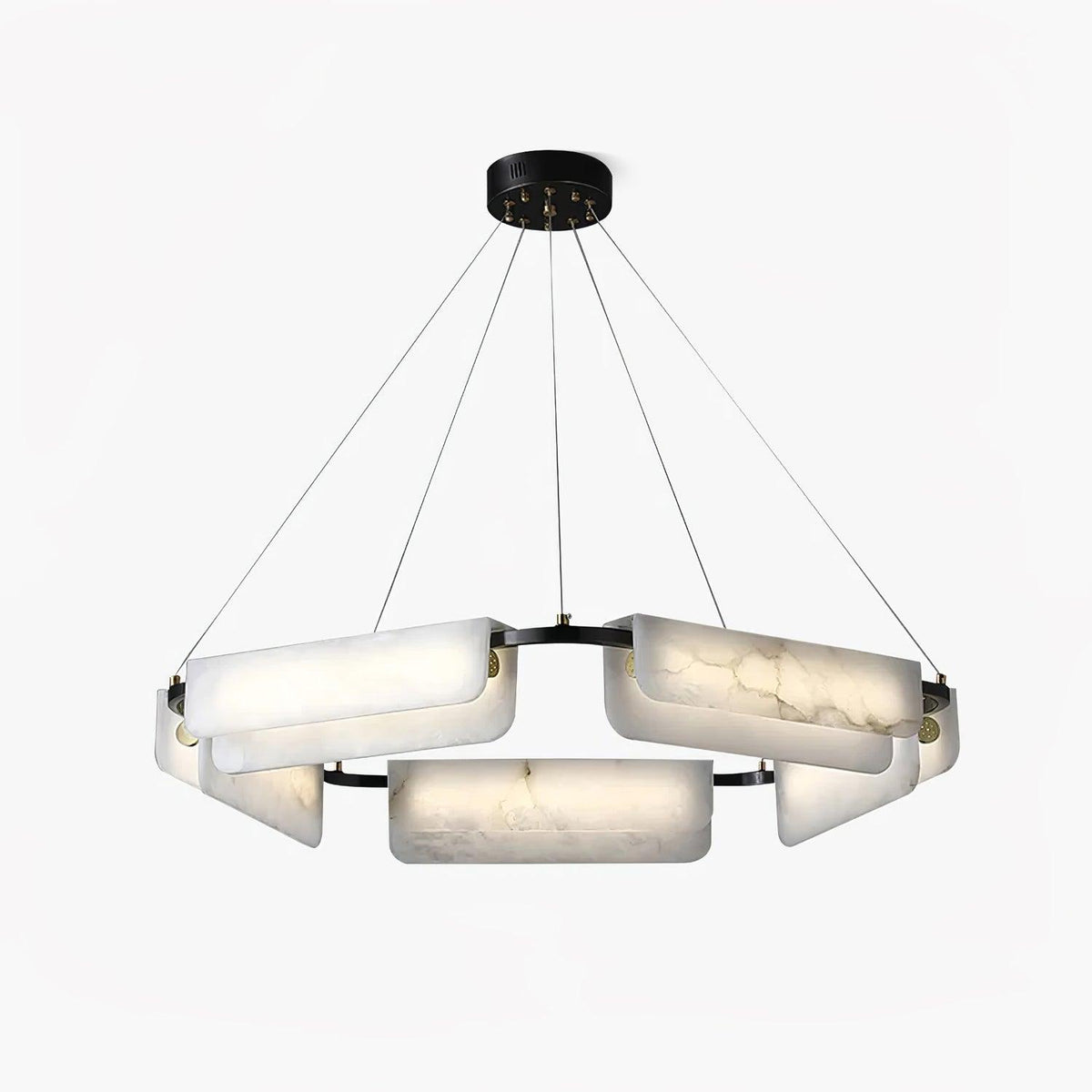 Delia Alabaster Chandelier Chandelier